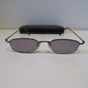 FREUDENHAUS  EYEWEAR PURPLE METAL FRAME SUNGLASSES
